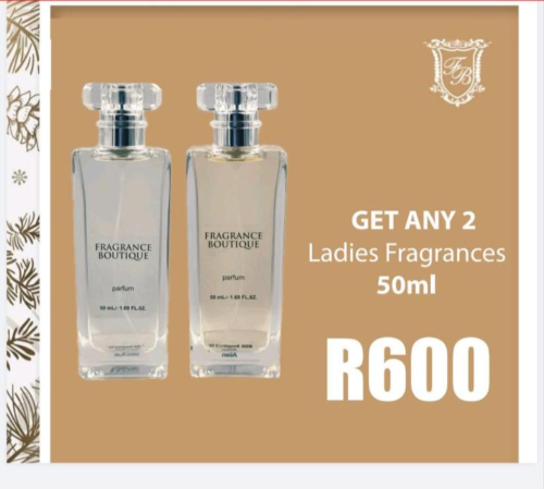 Promo - GET ANY 2 Ladies Fragrances 50ml